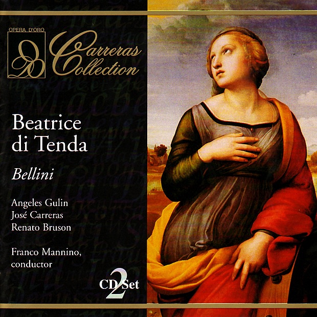 Обложка альбома «Bellini: Beatrice di Tenda» — RAI Orchestra, RAI Chorus & Franco Mannino