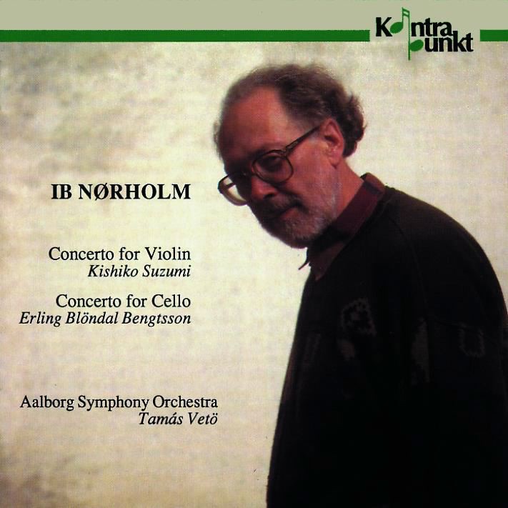 Обложка альбома «Nørholm: Cello Concerto, Violin Concerto No 1» — Aalborg Symphony Orchestra, Erling Blöndal Bengtsson & Kishiko Suzumi