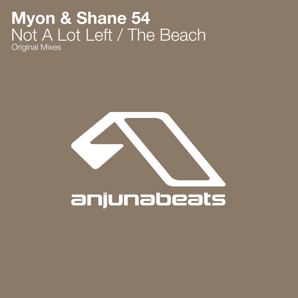 Обложка альбома «Not a Lot Left / the Beach» — Myon & Shane54