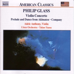 GLASS/VIOLIN CONCERTO cover art