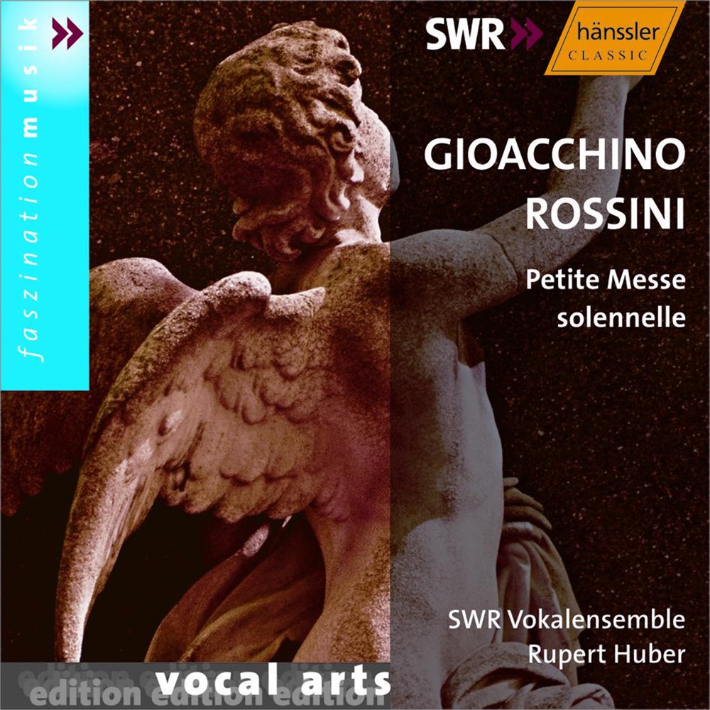 Обложка альбома «Rossini: Petite Messe Solennelle» — Lucia Mazzaria, Helene Schneiderman, Rupert Huber, Roberto Szidon, Richard Metzler, Stuttgart Vocal Ensemble, Detlef Dorner, Kenneth Tarver & Reiner Holthaus