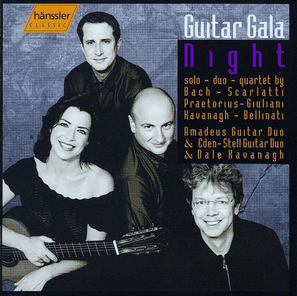 Обложка альбома «Amadeus Guitar Duo: Bach - Scarlatti - Giuliani - Praetorius» — Amadeus Guitar Duo, Eden Stell Guitar Duo & Dale Kavanagh