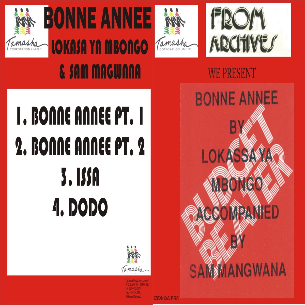 Bonne Annee – Album par Lokassa Ya Mbongo & Sam Mangwana – Apple Music
