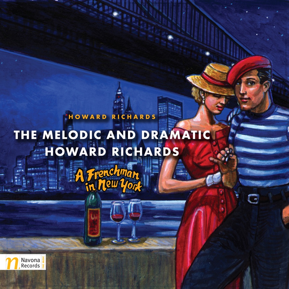 Обложка альбома «The Melodic and Dramatic Howard Richards: A Frenchman In New York, Baishu and O'ume Suite, Grandparent's Dance & Young Daughter's Song» — Moravian Philharmonic Orchestra & Vit Micka