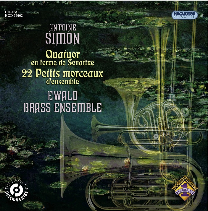 Обложка альбома «Antoine Simon: Quartet in sonatina form, 22 Little pieces for ensemble» — Ewald Brass Quintet