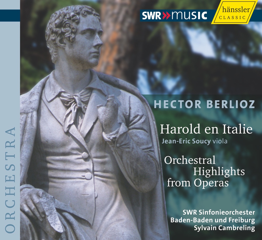 Обложка альбома «Berlioz, H.: Harold en Italie - la Damnation de Faust» — Sylvain Cambreling, South West German Radio Symphony Orchestra & Jean-Eric Soucy