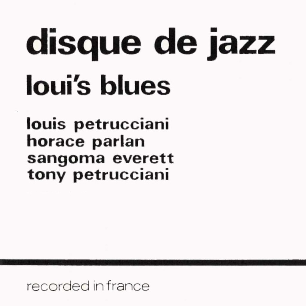 Обложка альбома «Loui's Blues (Disque de Jazz)» — Louis Petrucciani & Horace Parlan