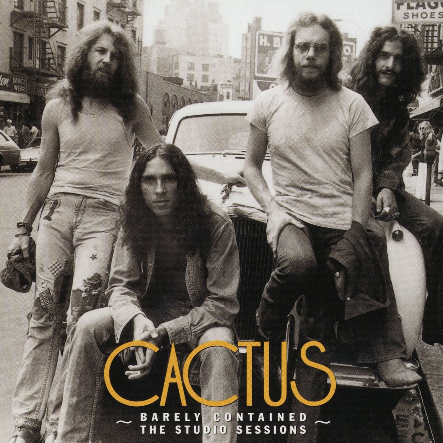 Barely Contained: The Studio Sessions by Cactus album cover