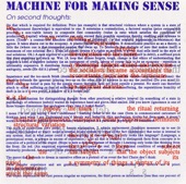 Machine for Making Sense - Observance 5