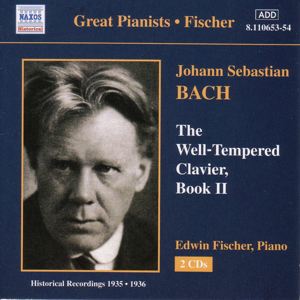 Обложка альбома «Bach: The Well-Tempered Clavier, Book 2» — Edwin Fischer