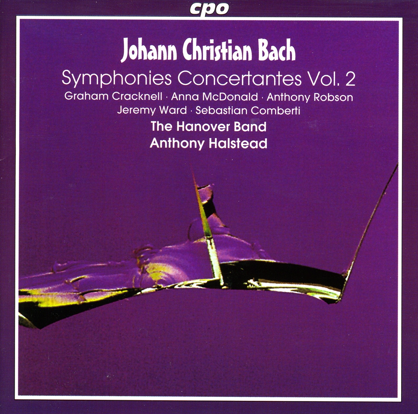 Bach, J.C.: Symphonies Concertantes, Vol. 2 by Anna McDonald, Anthony Halstead, Hanover Band, Sebastian Comberti, Anthony Robson, Jeremy Ward & Graham Cracknell album cover