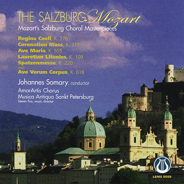 Обложка альбома «The Salzburg Mozart» — Amor Artis Chorus, Johannes Somary & Musica Antiqua Sankt Petersburg