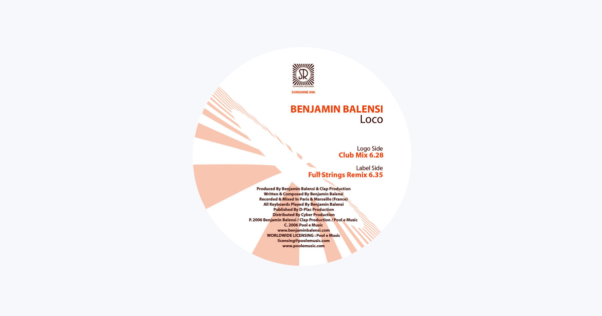 Benjamin Balensi Apple Music