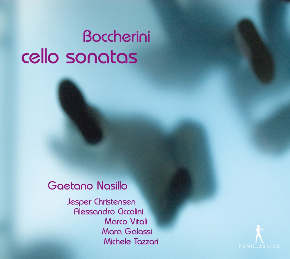 Обложка альбома «Boccherini: Cello Sonatas» — Marco Vitali, Alessandro Ciccolini, Jesper Christensen, Gaetano Nasillo, Michele Tazzari & Mara Galassi