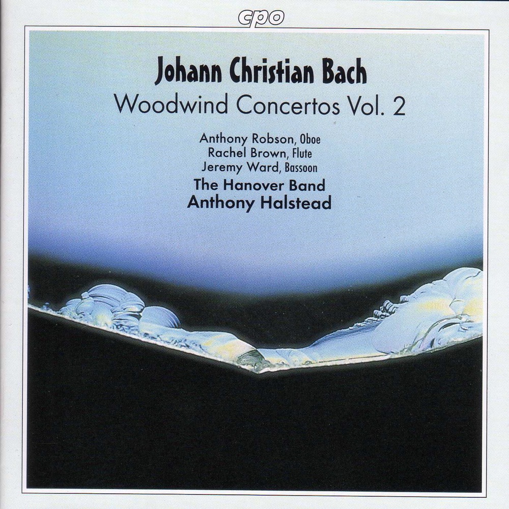 Обложка альбома «Bach, J.C.: Woodwind Concertos, Vol. 2» — Anthony Robson, Anthony Halstead, Hanover Band, Rachel Brown & Jeremy Ward