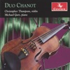 Louis F Gottschalk Violin Sonata in A Minor, "F-A-E": III. Scherzo in C Minor, WoO 2 Duo Chanot