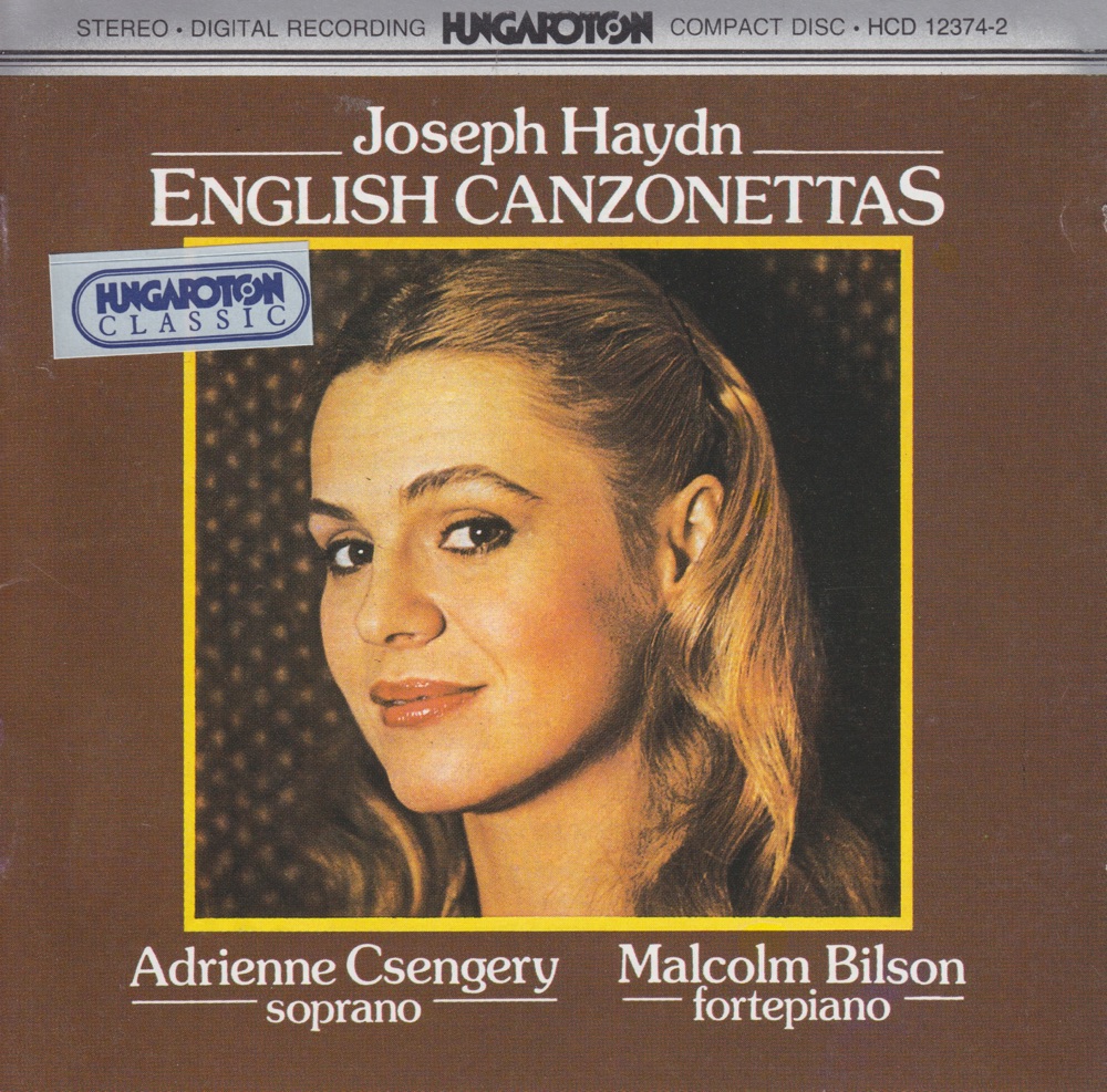 Обложка альбома «J. Haydn: English Canzonettas» — Adrienne Csengery & Malcolm Bilson