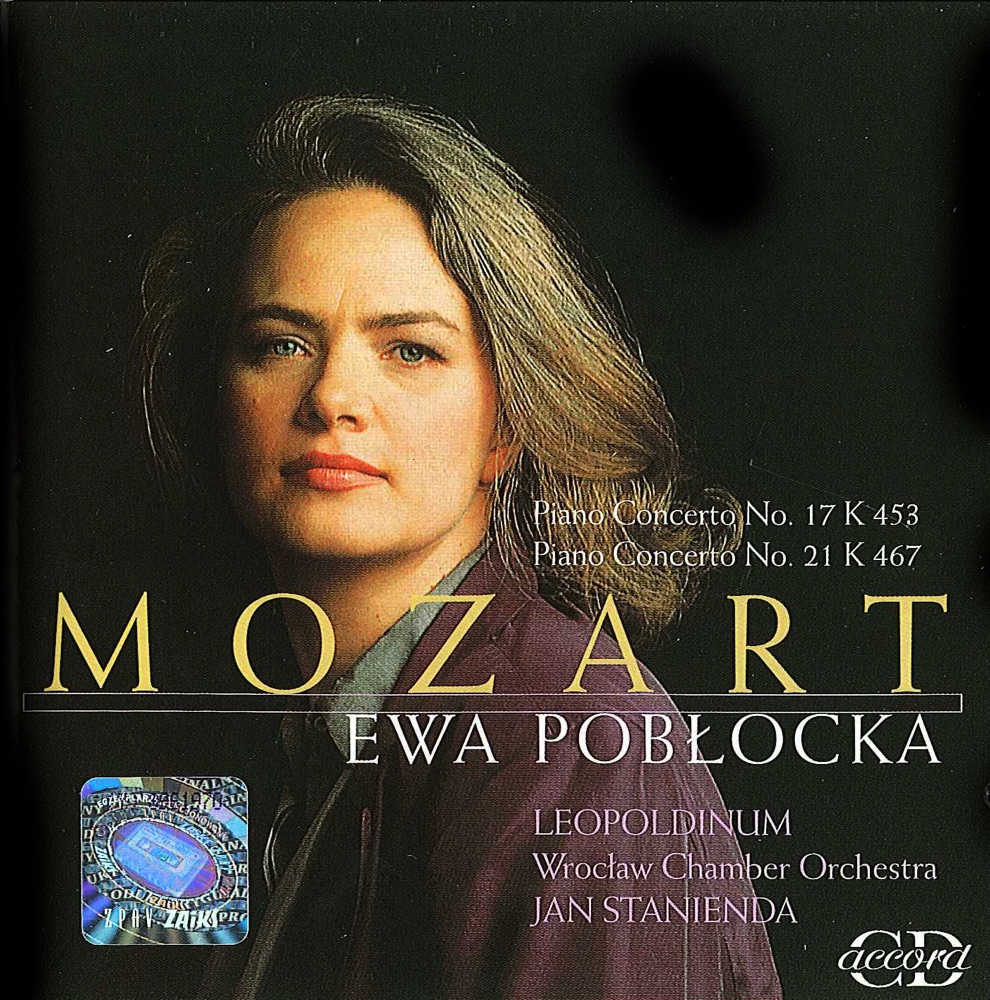 Обложка альбома «Mozart, W.A.: Piano Concertos» — Wroclaw Chamber Orchestra Leopoldinum, Jan Stanienda & Ewa Pobłocka