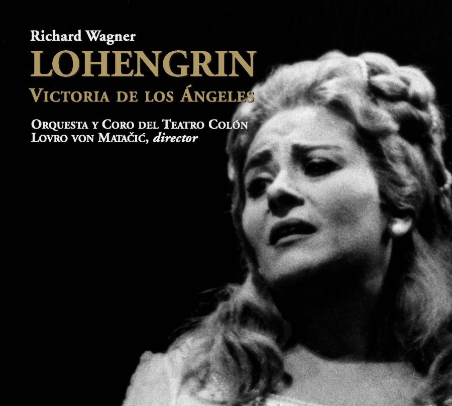 Обложка альбома «Wagner: Lohengrin» — Victoria de los Ángeles, Lovro von Matačić, Franz Crass, Fritz Uhl, Carlos Alexander, Christa Ludwig, Gian Piero Mastromei, Orquesta estable del Teatro Colón de Buenos Aires & Coro estable del Teatro Colón de Buenos Aires