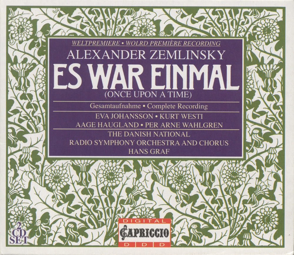 Обложка альбома «Zemlinsky, A. Von: Es War Einmal … [Opera]» — Susse Lillesoe, Per-Arne Wahlgren, Aage Haugland, Christian Christiansen, Guido Paevatalu, Kurt Westi, Hans Graf, Eva Johansson, Danish National Symphony Orchestra, Danish National Radio Symphony Choir & Ole Hedegaard