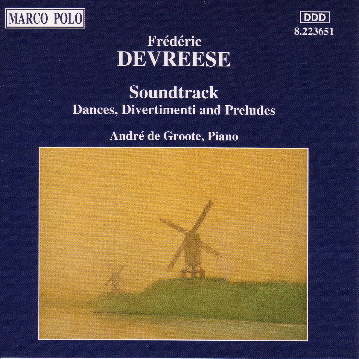Devreese: Soundtrack - Dances, Divertimenti and Preludes cover art