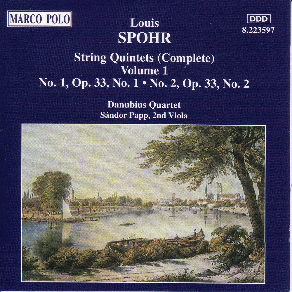 Обложка альбома «Spohr: String Quintets Op. 33, Nos. 1 & 2» — Danubius Quartet & Sandor Papp