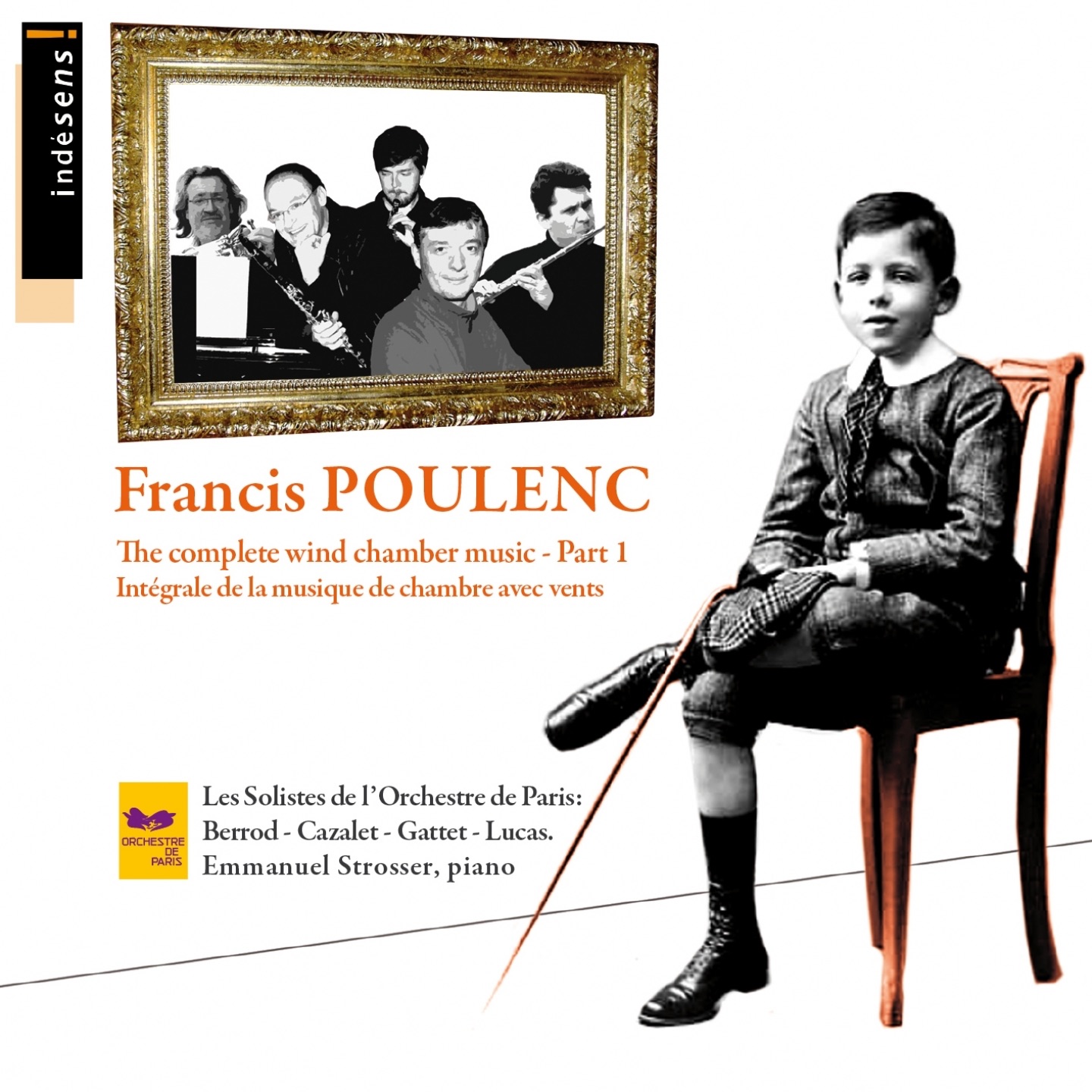 Poulenc: Complete Wind Chamber Music, Pt. 1: Les solistes de l'Orchestre de Paris & Emmanuel Strosser by Philippe Berrod, André Cazalet & Alexandre Gattet album cover