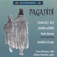 Paganini: Sonatas for Violin and Guitar, Duetto Amoroso & Cantabile and Waltz - Adriano Sebastiani & Franco Mezzena