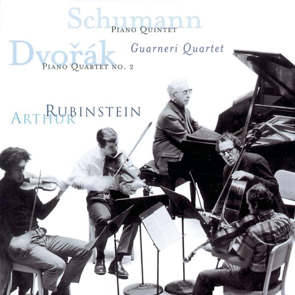 Обложка альбома «Rubinstein Collection, Vol. 66: Dvorák: Piano Quartet - Schuman: Piano Quintet» — Arthur Rubinstein & Guarneri String Quartet