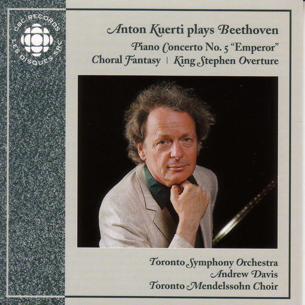 Обложка альбома «Anton Kuerti Plays Beethoven, Vol. 1» — Anton Kuerti, Sir Andrew Davis, Toronto Symphony Orchestra & Toronto Mendelssohn Choir