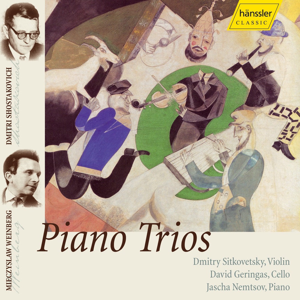 Обложка альбома «Weinberg - Weprik - Shostakovich: Piano Trios» — David Geringas, Dmitry Sitkovetsky & Jascha Nemtsov