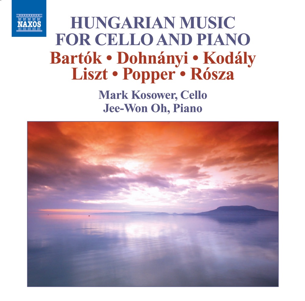 Обложка альбома «Hungarian Music for Cello and Piano» — Jee-Won Oh & Mark Kosower