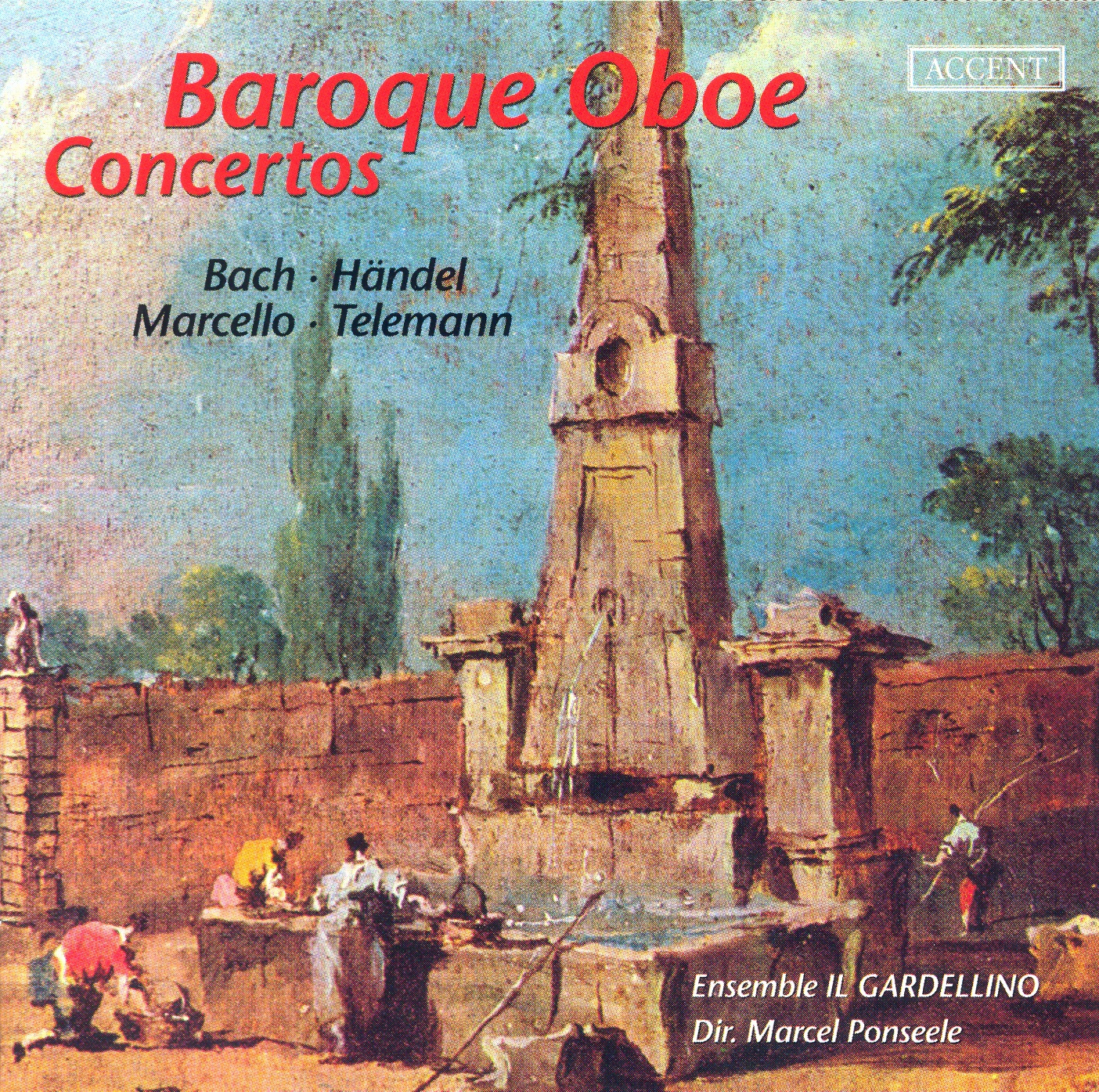 Baroque Oboe Concertos by Marcel Ponseele & Il Gardellino album cover