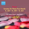 Paul Badura-Skoda Sonata for Piano 4 Hands in C major, K. 521: II. Andante Mozart, W.A.: Sonatas for Piano 4-Hands, K. 357, 497, 521 (Badura-Skoda, Demus) (1951)