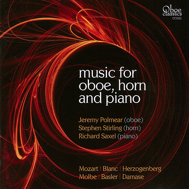 Обложка альбома «Music for Oboe, Horn & Piano» — Jeremy Polmear, Stephen Stirling & Richard Saxel