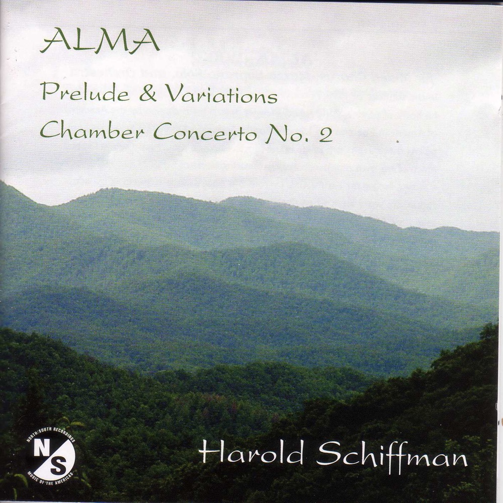 Обложка альбома «Schiffman, H.: Alma - Chamber Concerto No. 2 - Prelude and Variations» — Mária Horváth, Mátyás Antal, Győr Philharmonic Orchestra, Budafok Chamber Choir, Hungarian Philharmonic, Accord Wind Quintet, Akademia String Quartet & Jane Perry-Camp
