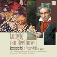 Ludwig van Beethoven. Symphony No.5 in C Minor, op.67. Symphony No.6 in F Major 'Pastoral', op.68 - St. Petersburg Academic Symphony Orchestra