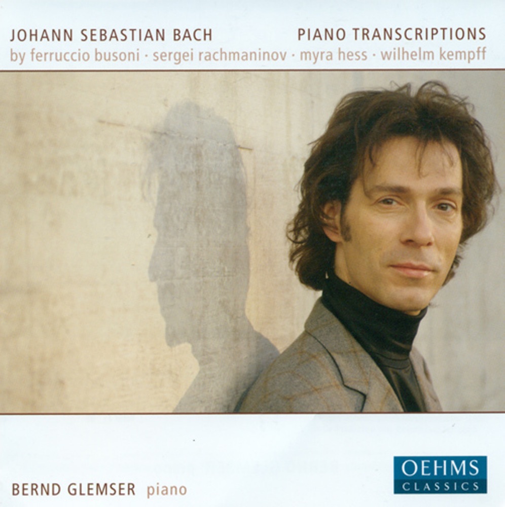Обложка альбома «Bach, J.S.: Piano Transcriptions by Busoni, Rachmaninov, Kempff and Hess» — Bernd Glemser