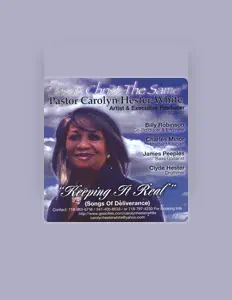 Listen to Pastor Carolyn Hester-White, watch music videos, read bio, see tour dates & more!