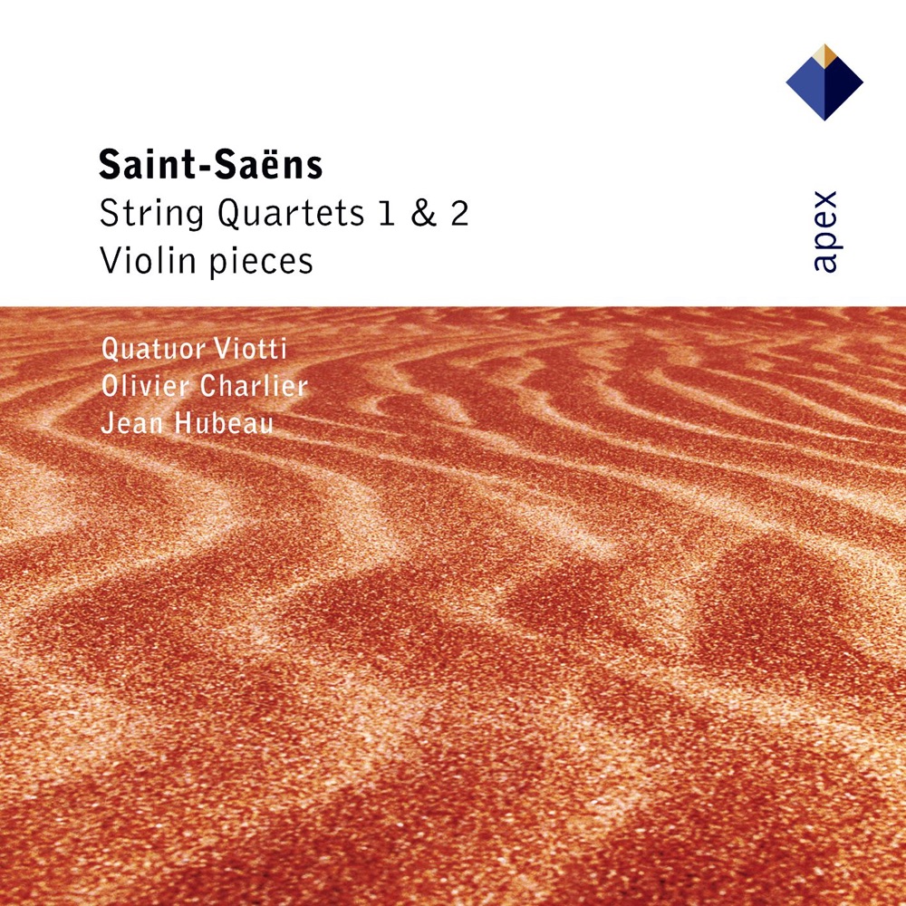 Обложка альбома «Saint-Saëns: String Quartets Nos. 1, 2 & Violin Pieces» — Jean Hubeau, Olivier Charlier & Viotti Quartet
