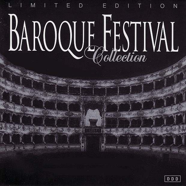 Обложка альбома «The Baroque Festival Collection» — Diego Fasolis, Ensemble Chiaroscuro, Membri sdell' Accademia della Magnifica Comunità, Nigel Rogers, Pierangelo Pelucchi & Sonatori de la Gioiosa Marca Theatrum Instrumentorum