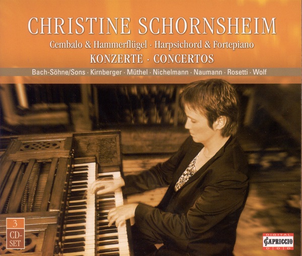 Keyboard Recital: Schornsheim, Christine - Bach, C.P.E. - Bach, W.F. - Bach, J.C. - Kirnberger, J.P. - Muthel, J.G. - Nichelmann, C.