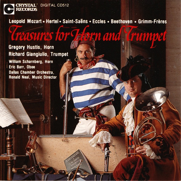 Обложка альбома «Treasures for Horn and Trumpet» — Gregory Hustis & Richard Giangiulio
