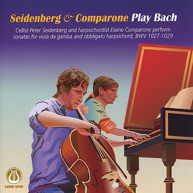 Обложка альбома «Seidenberg & Comparone Play Bach» — Peter Seidenberg & Elaine Comparone