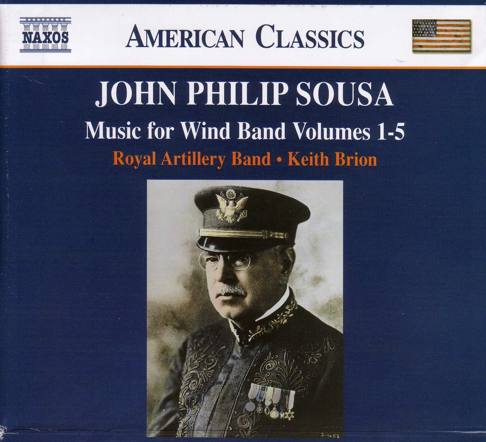 Sousa: Music for Wind Band Vol. 1-5 by Keith Brion & Royal Artillery Band album cover