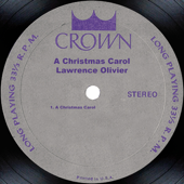 Cover art for A Christmas Carol by Lawrence Olivier