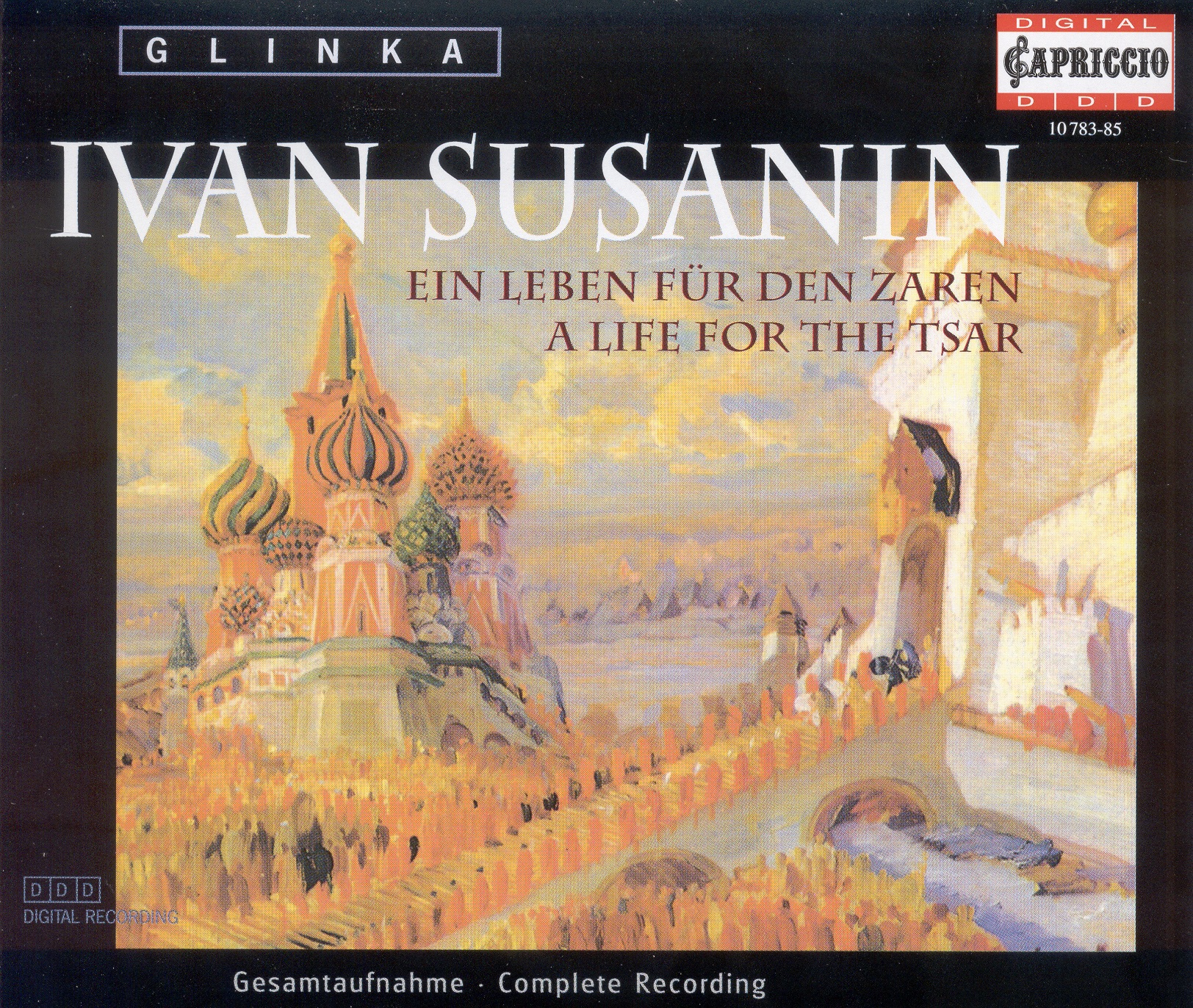 Glinka: A Life for the Tsar by Ivan Marinov, Sofia National Opera Chorus & Sofia National Opera Orchestra album cover
