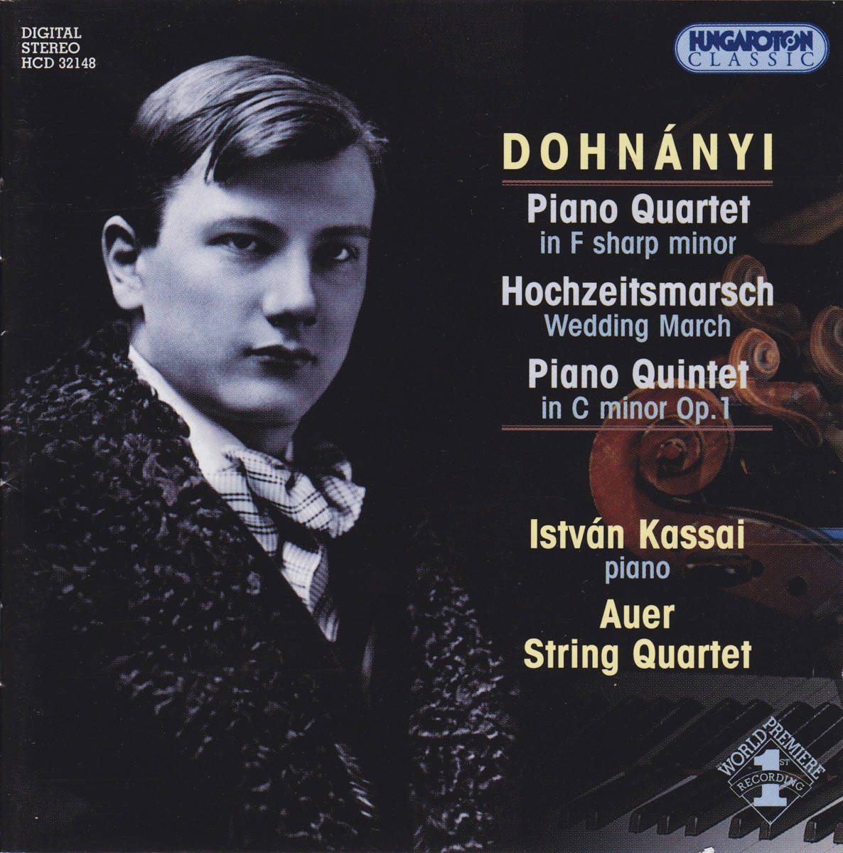 Piano Quartet in F sharp minor, Hochzeitsmarsch, Piano Quintet in C minor Op.1 cover art