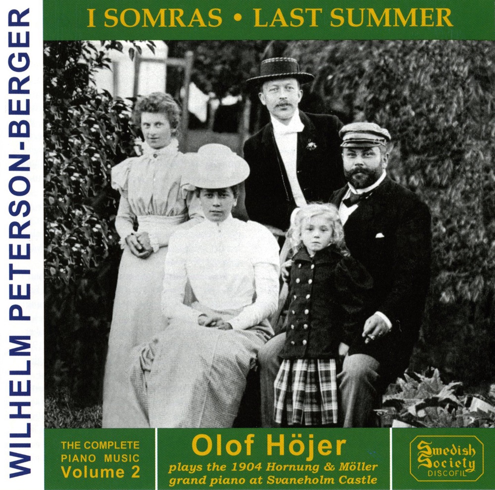 Обложка альбома «Peterson-Berger: Complete Piano Music, Vol. 2» — Olof Hojer