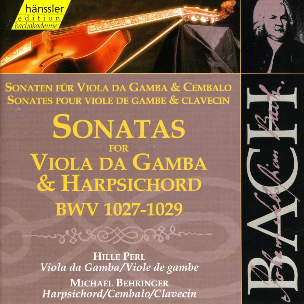 Обложка альбома «Bach, J.S.: Sonatas for Viola Da Gambe and Harpsichord, Bwv 1027-1029» — Michael Behringer & Hille Perl